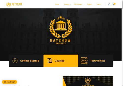 kayshowuniversity.com capture - 2025-05-03 10:28:55