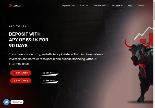 aidtoken.finance capture - 2025-05-03 10:36:35