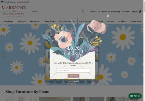 marksonsfurniture.com capture - 2025-05-03 14:43:19