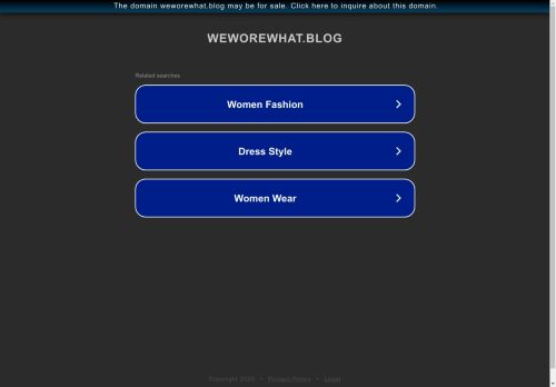 weworewhat.blog capture - 2025-05-03 14:54:51