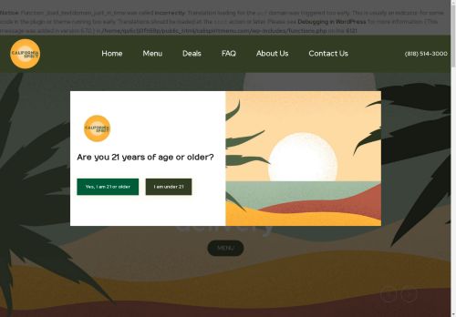 calispiritmenu.com capture - 2025-05-03 18:28:59