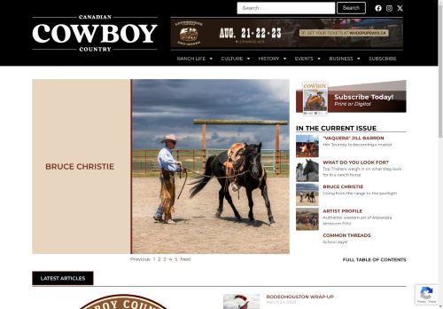 cowboycountrymagazine.com capture - 2025-05-03 21:12:53
