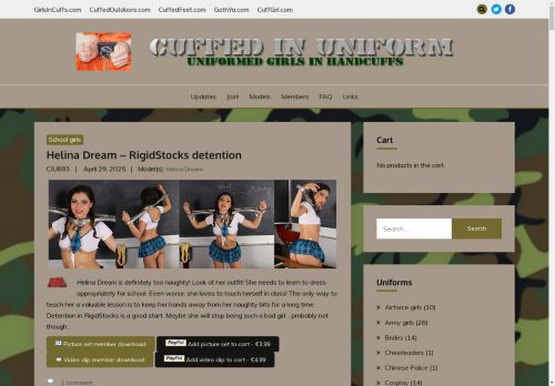 cuffedinuniform.com capture - 2025-05-03 22:40:08