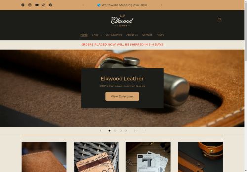 elkwoodleather.com capture - 2025-05-03 23:31:33