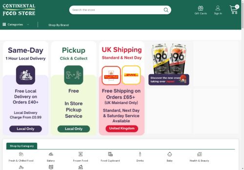 Continental Food Store capture - 2025-05-03 23:43:06