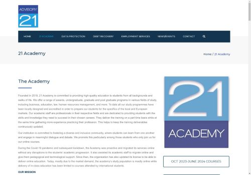 21academy.education capture - 2025-05-04 09:11:24