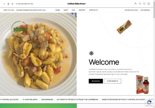 Caribbean Online Grocery capture - 2025-05-04 11:24:32
