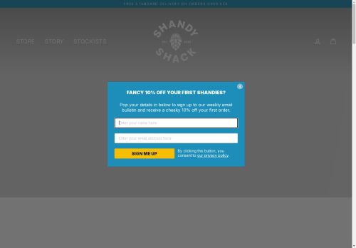 shandyshack.co.uk capture - 2025-05-04 11:48:21