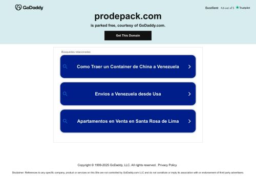 prodepack.com capture - 2025-05-04 14:46:07