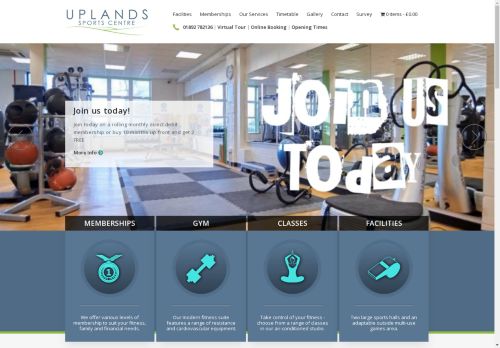 uplandssportscentre.co.uk capture - 2025-05-04 17:40:37