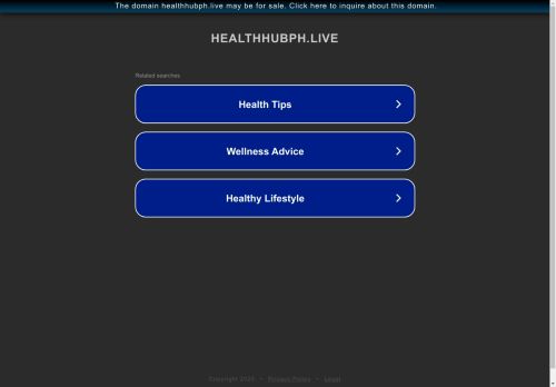 healthhubph.live capture - 2025-05-04 22:15:16