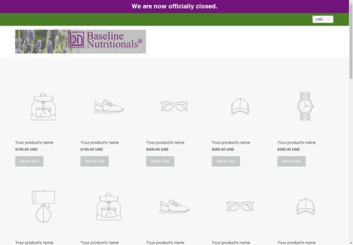 baselinenutritionals.net capture - 2025-05-05 02:30:28