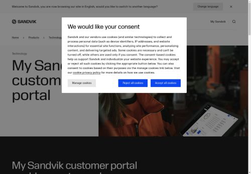my.sandvik capture - 2025-05-05 04:53:49