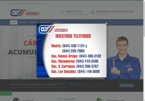 cardenasacumuladores.com capture - 2025-05-05 06:23:23