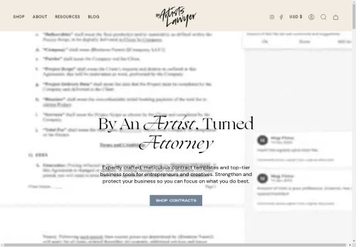 theartistslawyer.com capture - 2025-05-05 11:31:49