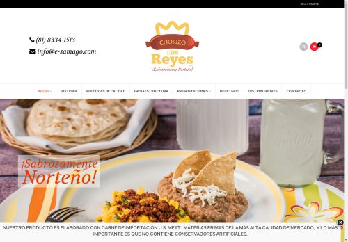 chorizolosreyes.com capture - 2025-05-05 12:26:34