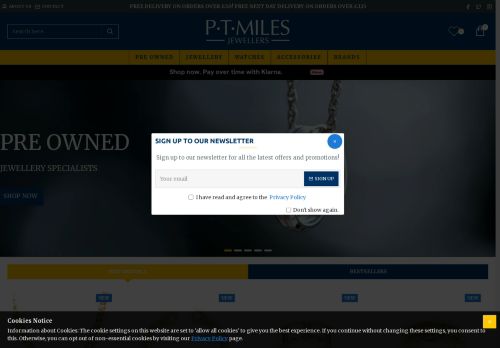 ptmilesjewellers.co.uk capture - 2025-05-05 14:10:30