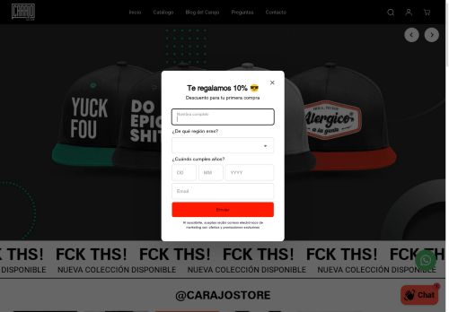 carajostore.com capture - 2025-05-05 14:43:22