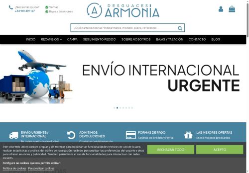 desguacesarmonia.com capture - 2025-05-05 15:15:40