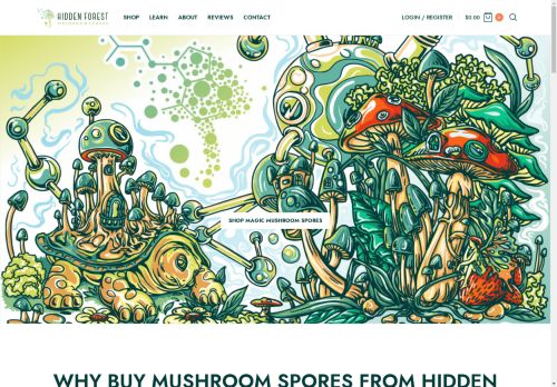 hiddenforestsporestore.com capture - 2025-05-05 15:29:29