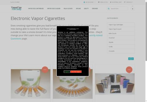 vaporcigsforcheap.com capture - 2025-05-05 17:00:28