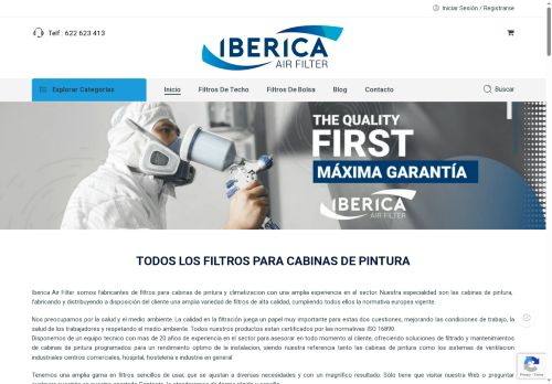 ibericaairfilter.com capture - 2025-05-05 17:39:13