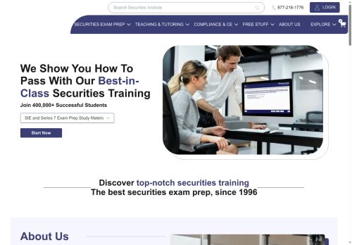 securitiestraining.com capture - 2025-05-06 03:25:14