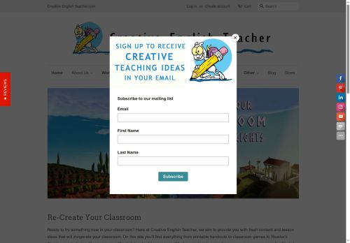creativeenglishteacher.com capture - 2025-05-06 04:48:18