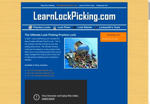 learnlockpicking.com capture - 2025-05-06 07:19:37
