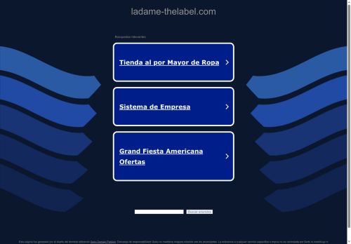 ladame-thelabel.com capture - 2025-05-06 07:22:04