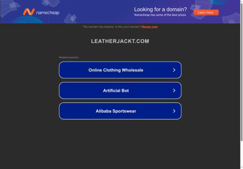 leatherjackt.com capture - 2025-05-06 07:29:05