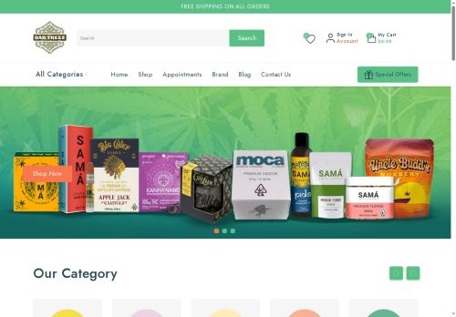 oaktreezcannabisdelivery.com capture - 2025-05-06 08:09:48