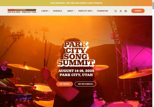 parkcitysongsummit.com capture - 2025-05-06 09:08:33