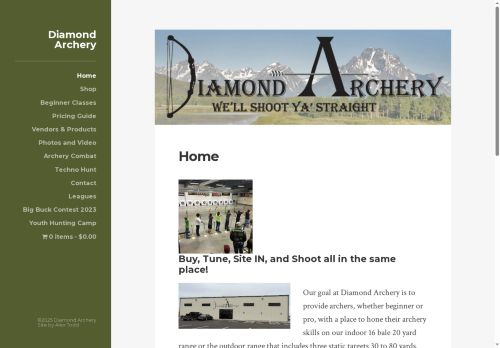 diamondarchery.net capture - 2025-05-06 10:27:15