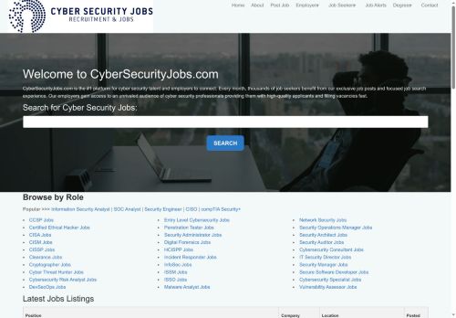 cybersecurityjobs.com capture - 2025-05-06 12:32:53