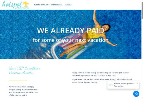 hotspot.vacations capture - 2025-05-06 20:11:22