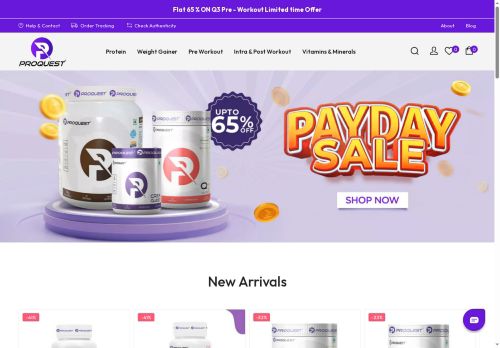 proquestnutrition.com capture - 2025-05-06 20:45:06