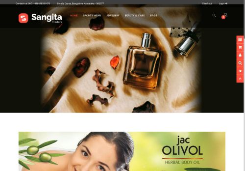 sangitatraders.com capture - 2025-05-06 20:57:14