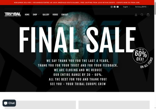 tribalgear-europe.com capture - 2025-05-06 22:01:31