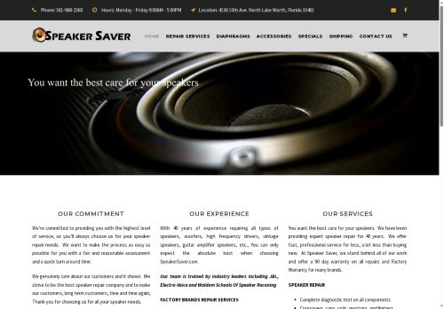 speakersaver.net capture - 2025-05-06 23:17:10