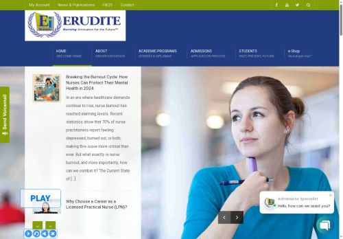 eruditenursing.education capture - 2025-05-07 06:02:59