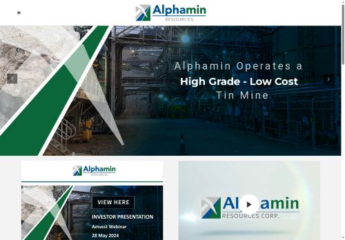 alphaminresources.com capture - 2025-05-07 07:22:38