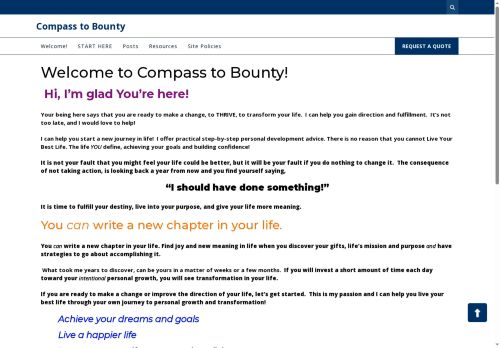 compasstobounty.org capture - 2025-05-07 07:33:20