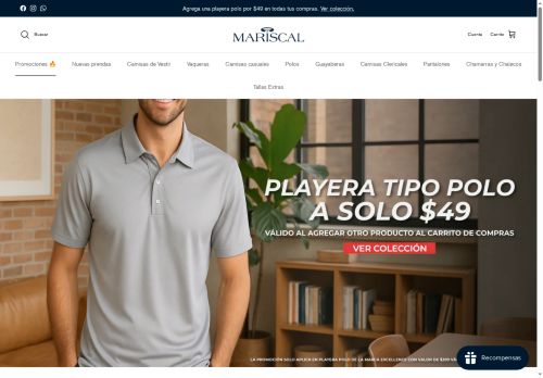 mariscalmoda.com capture - 2025-05-07 08:35:51