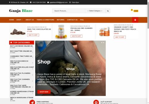 ganjablazeuk.com capture - 2025-05-07 09:25:03