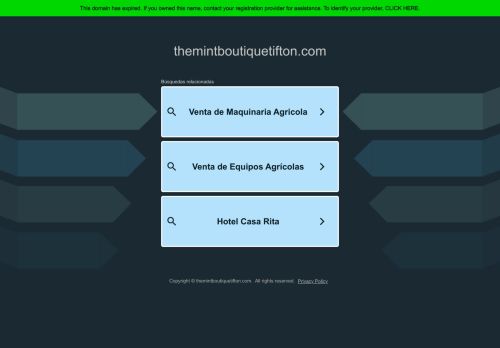 themintboutiquetifton.com capture - 2025-05-07 11:20:11