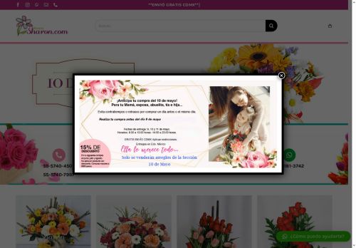floreriasharon.com capture - 2025-05-07 11:21:58