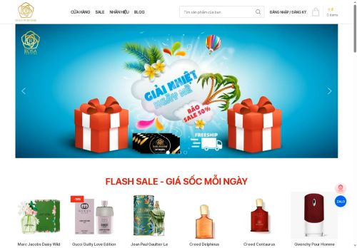 nuochoarosa.com capture - 2025-05-07 12:02:04