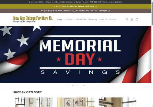 chicagofurnitureonlinestore.com capture - 2025-05-07 14:13:35