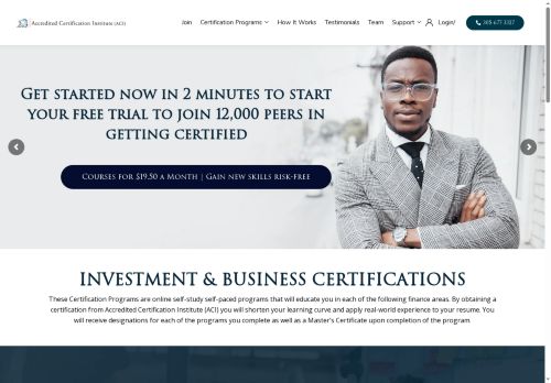 Accredited Certification Institute capture - 2025-05-07 18:37:05